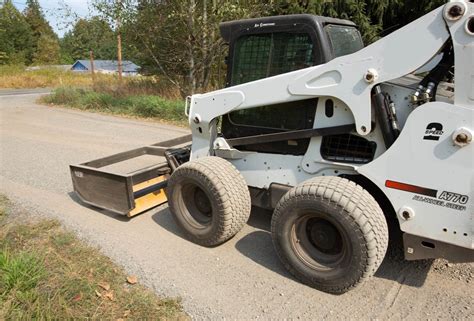 using a mini skid steer to level ground|grading attachment skid steer loader.